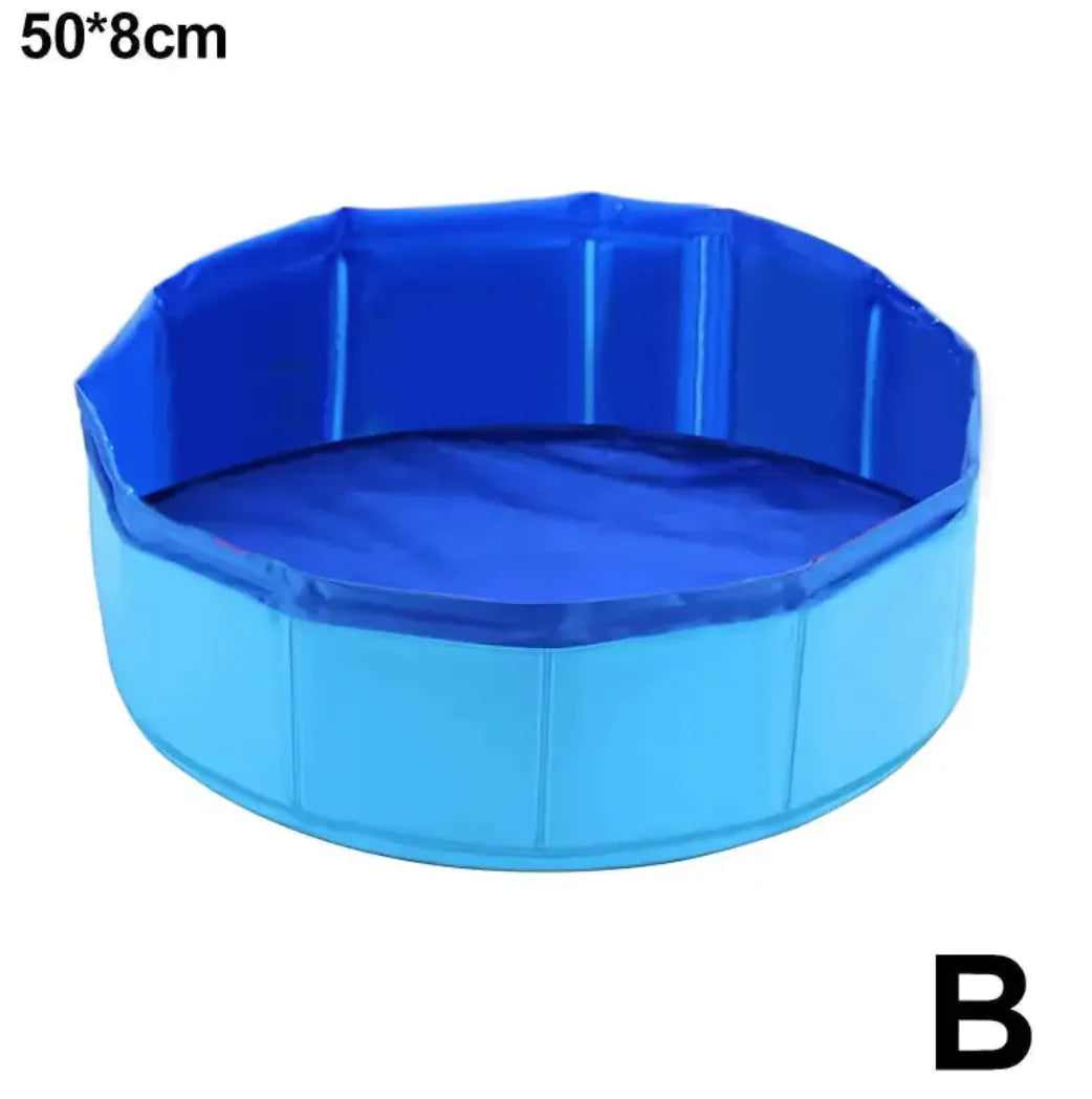 Foldable Pet Pool with Vinyl Toys - PetSelect.Shop