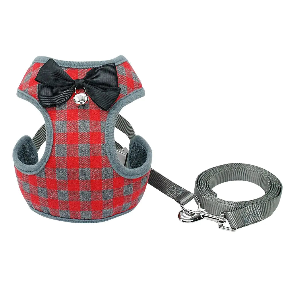 Bowknot Mesh Padded Harness - PetSelect.Shop