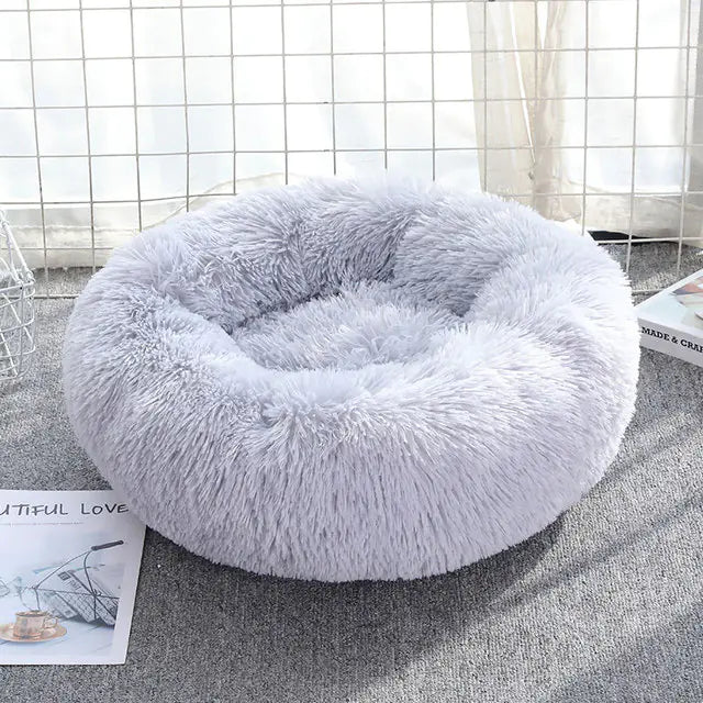 Pet Plush Bed Calming Basket - PetSelect.Shop