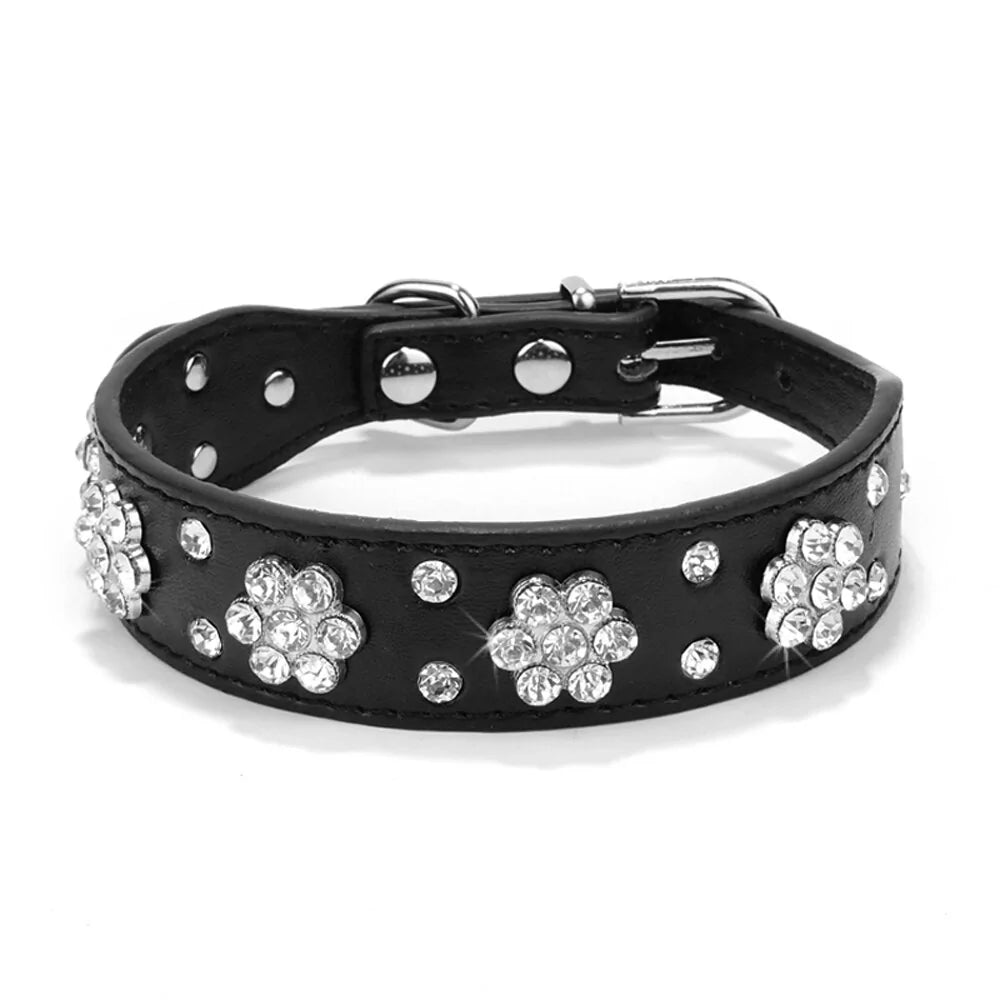 Puppy Cat Collars Adjustable Leather Bowknot - PetSelect.Shop