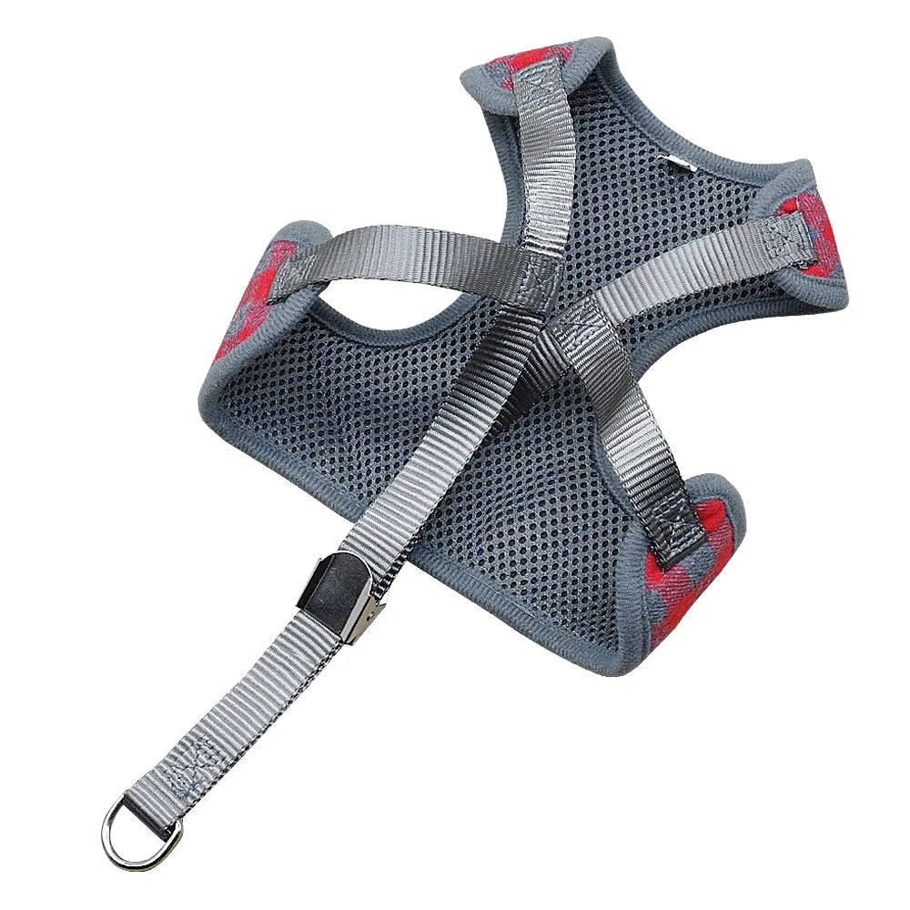 Bowknot Mesh Padded Harness - PetSelect.Shop