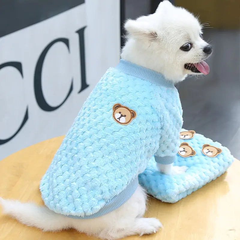 Bear Embroidery Pet Vest - PetSelect.Shop