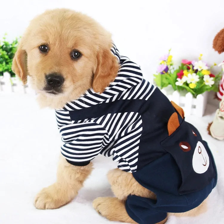 Fashion Striped Pet Dog Clothes - PetSelect.Shop