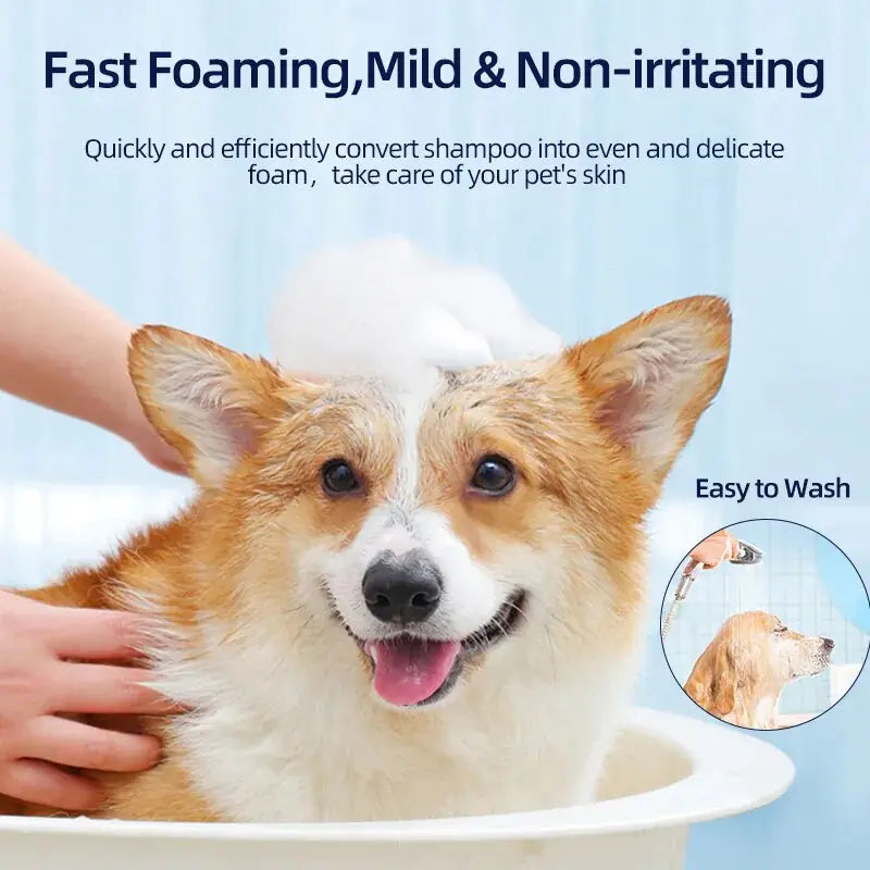 Pet Bathing Foam Dispenser Spray