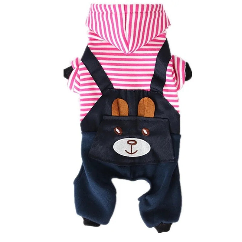 Fashion Striped Pet Dog Clothes - PetSelect.Shop