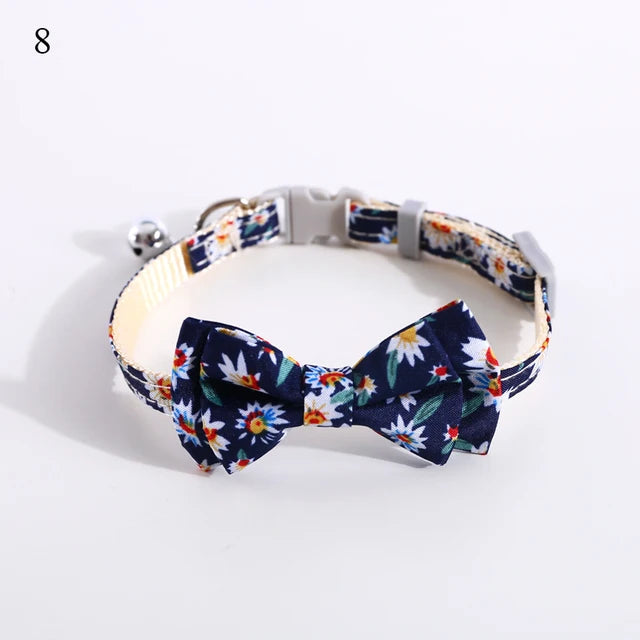 Plaid Print Pet Bow Tie Collar - PetSelect.Shop