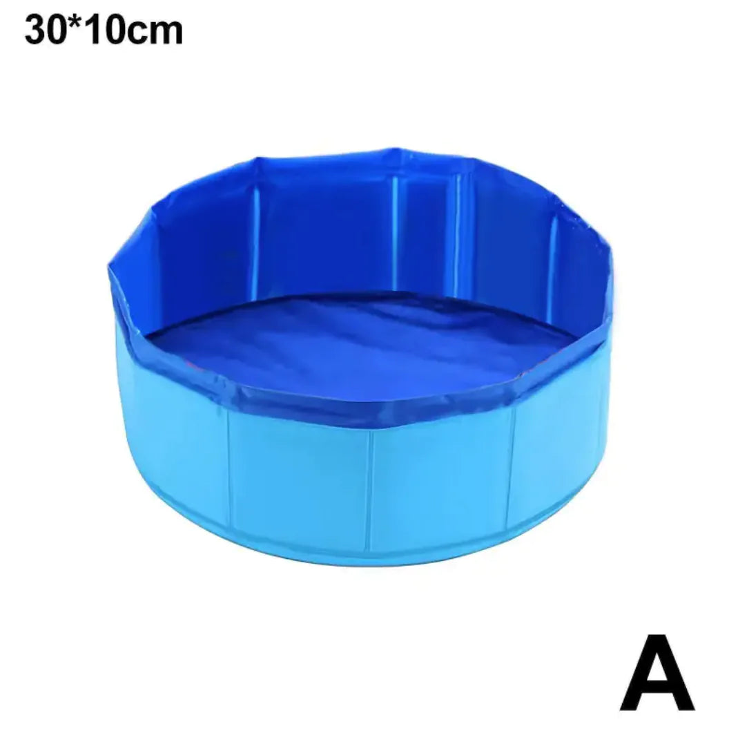 Foldable Pet Pool with Vinyl Toys - PetSelect.Shop