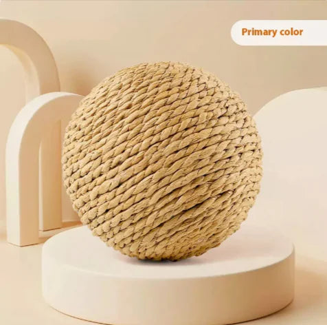 versized Sisal Ball | Self-Play Stress Relief Toy for Cats