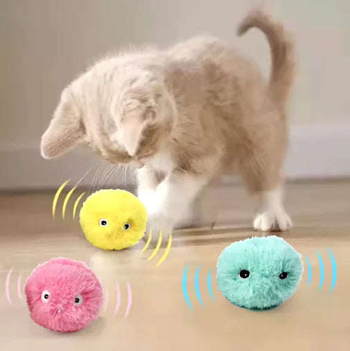 Plush Electric Catnip Training Toy