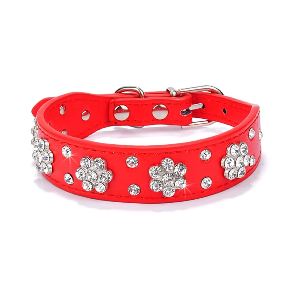 Puppy Cat Collars Adjustable Leather Bowknot - PetSelect.Shop