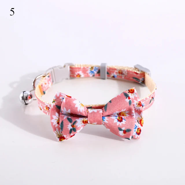 Plaid Print Pet Bow Tie Collar - PetSelect.Shop