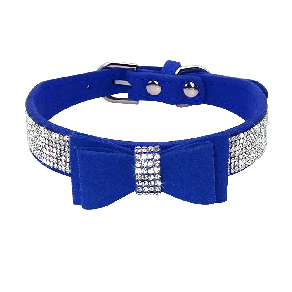 Puppy Cat Collars Adjustable Leather Bowknot - PetSelect.Shop