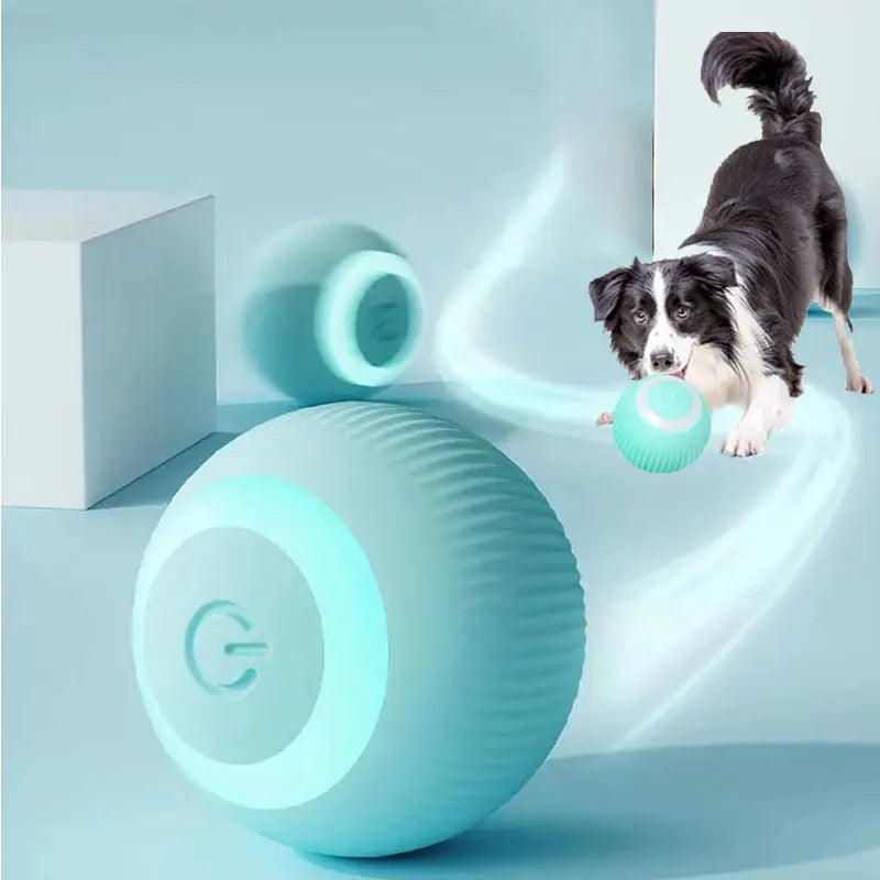 Electric Dog Toys Smart Puppy Ball Toys For Cat Small Dogs Funny Auto Rolling Ball Self-moving Puppy Games Toys Pet Accessories - PetSelect.Shop