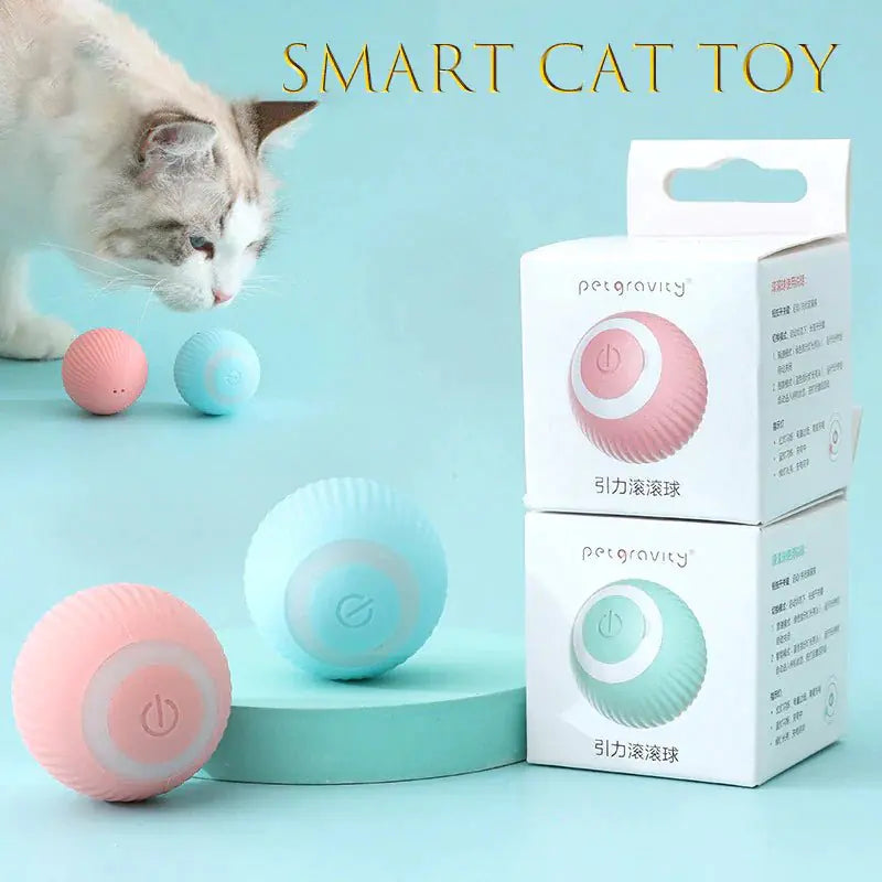 Smart Cat Toys Automatic Rolling Ball - PetSelect.Shop