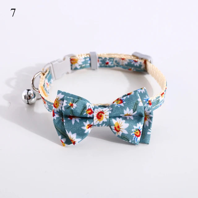 Plaid Print Pet Bow Tie Collar - PetSelect.Shop