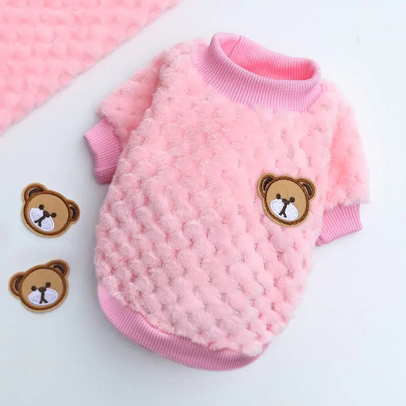 Bear Embroidery Pet Vest - PetSelect.Shop