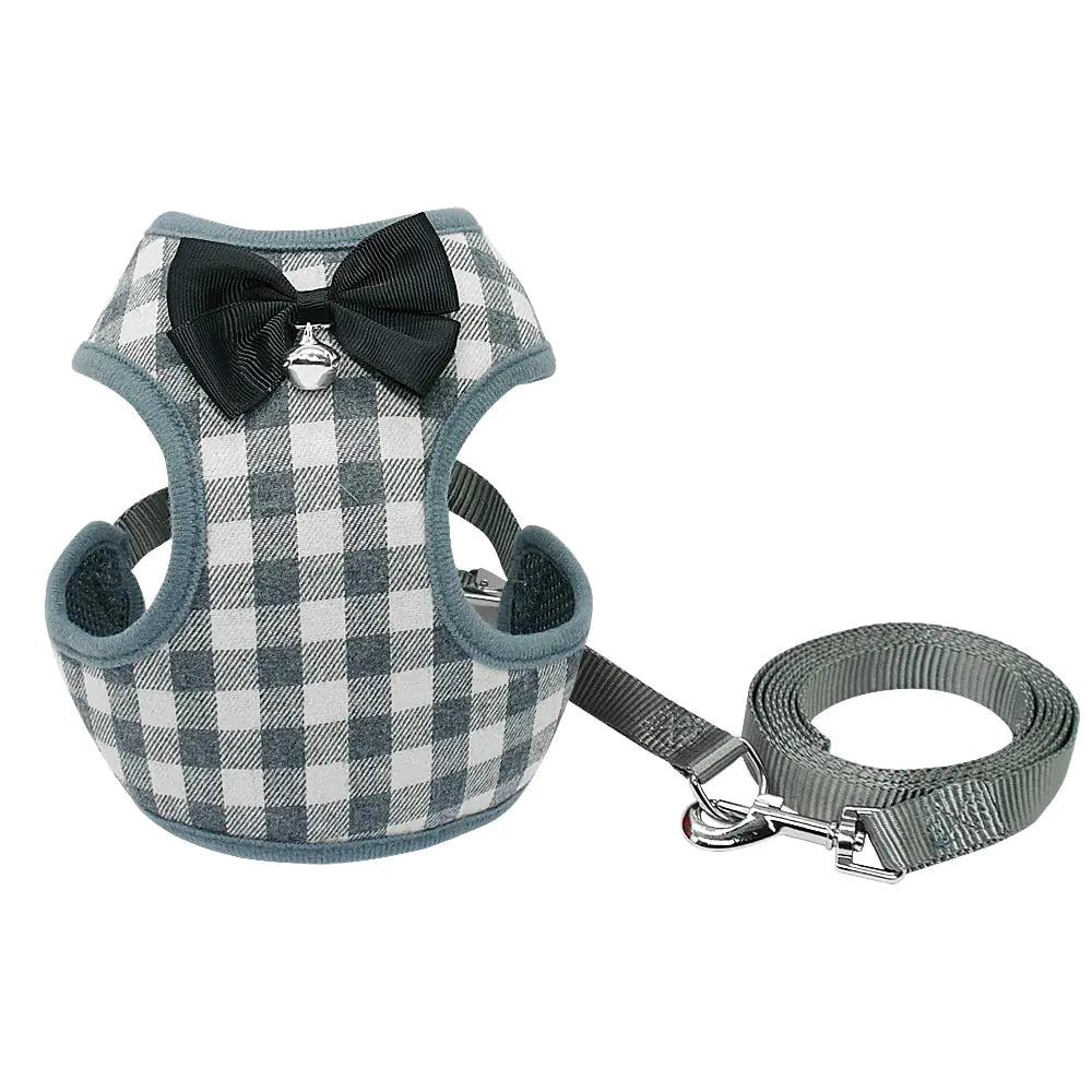 Bowknot Mesh Padded Harness - PetSelect.Shop