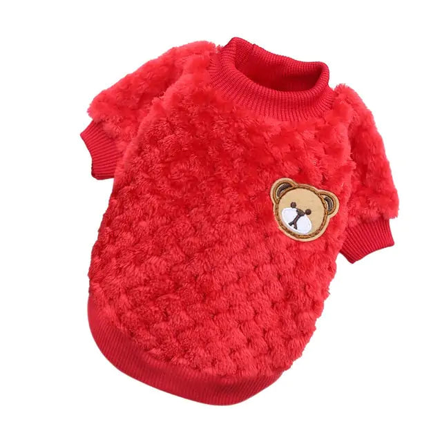 Bear Embroidery Pet Vest - PetSelect.Shop