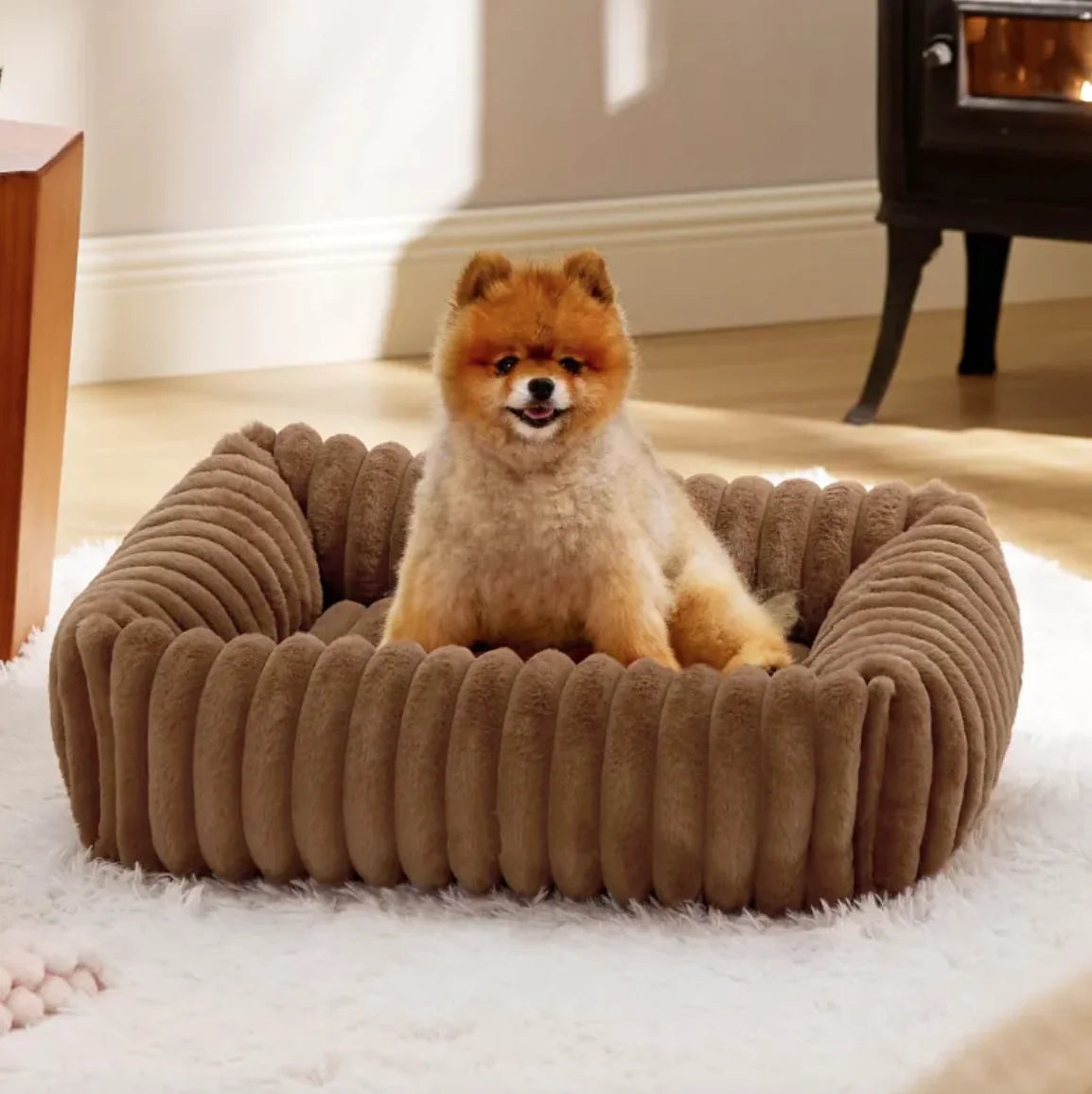 Warm Winter Pet Bed for Cats and Small Dogs - PetSelect.Shop