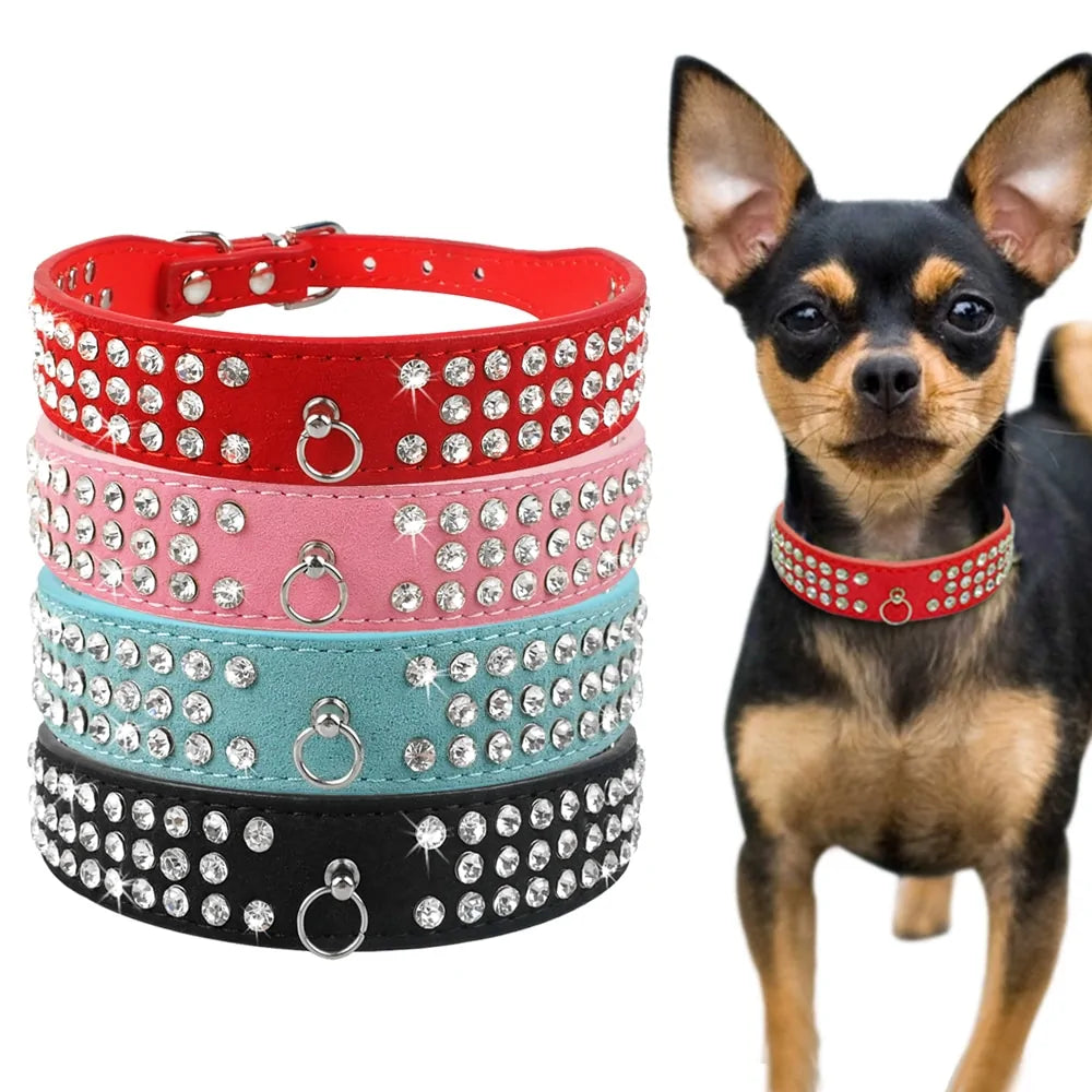 Puppy Cat Collars Adjustable Leather Bowknot - PetSelect.Shop