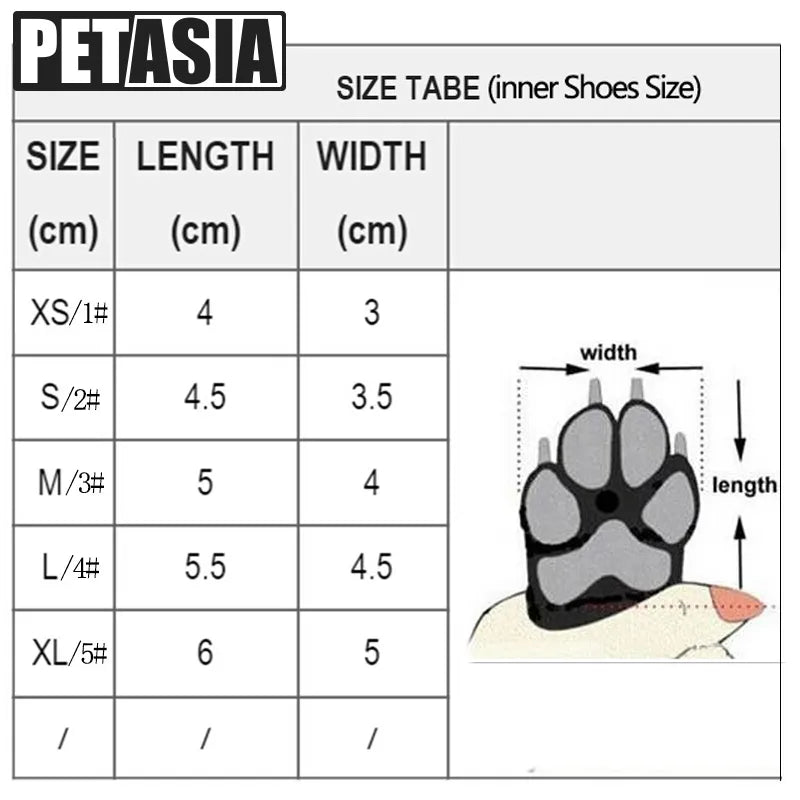 PETASIA Pet Dog Shoes - PetSelect.Shop