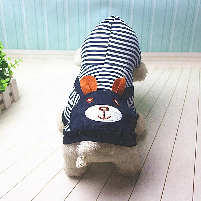 Fashion Striped Pet Dog Clothes - PetSelect.Shop